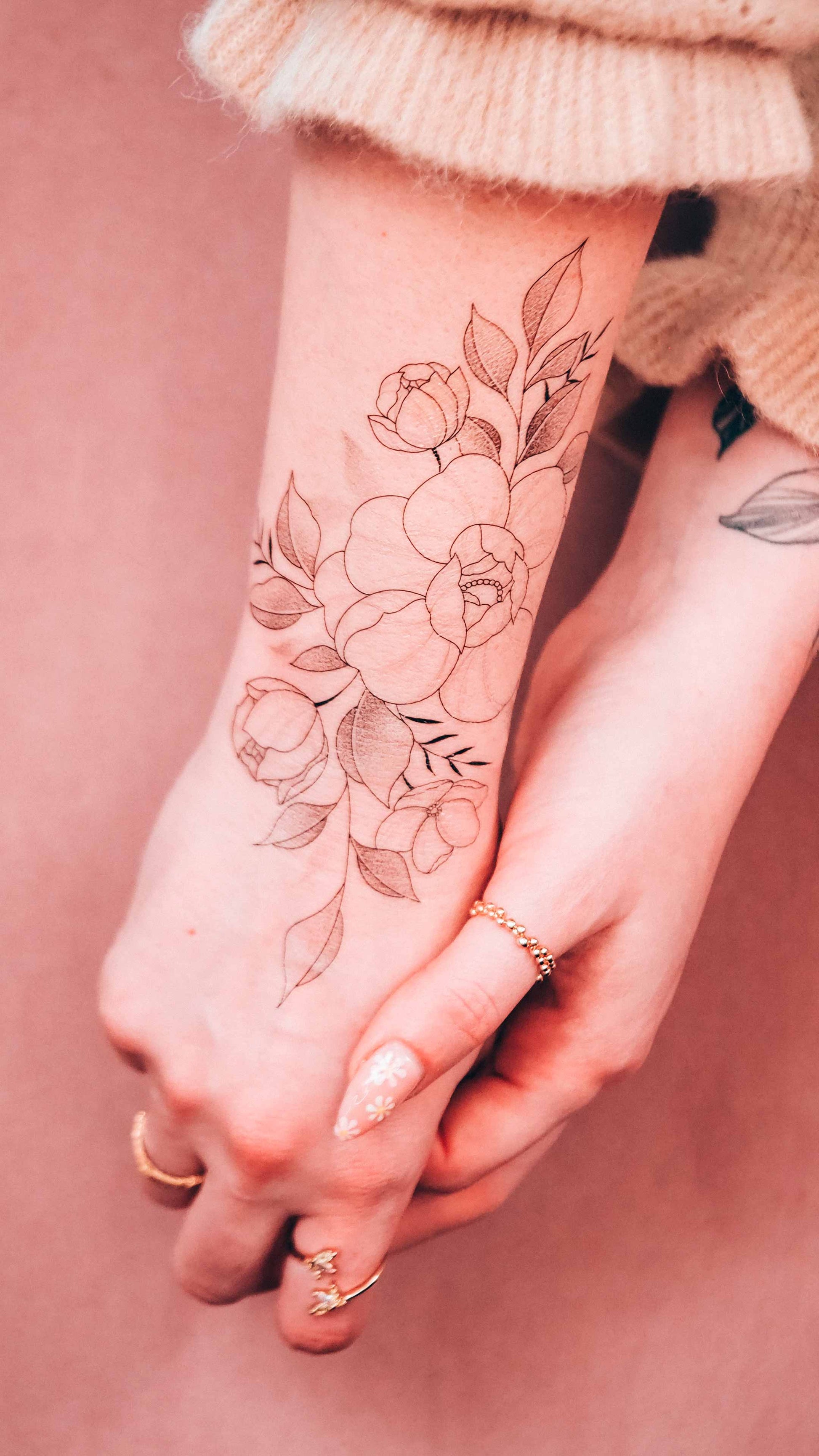 Buy Lavender Watercolor Tattoo / Lavender Temporary Tattoo / Small Lavender  Tattoo / Floral Tattoo / Flower Tattoo / Wildflower Tattoo Online in India  - Etsy